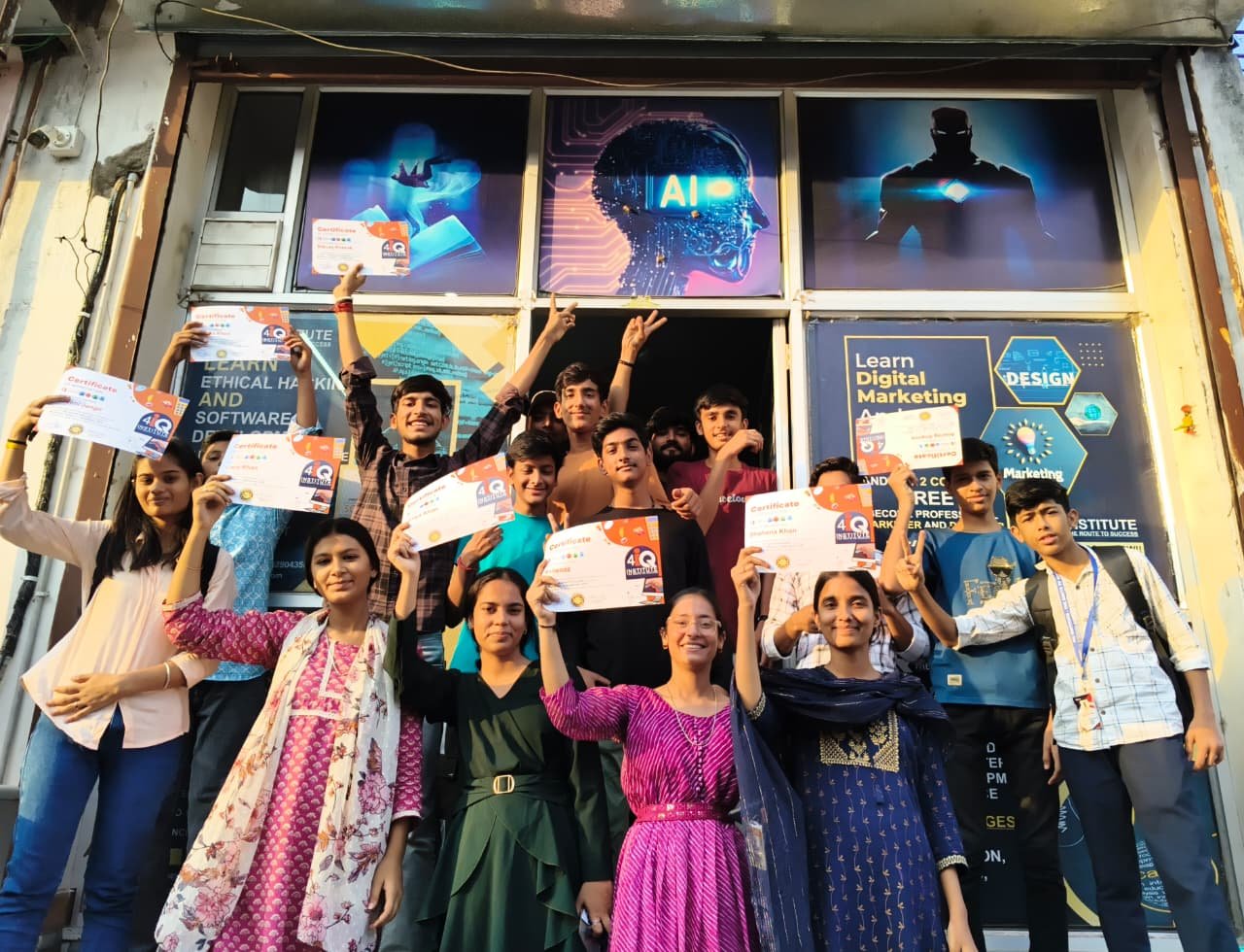 4iQ Institute students celebrating course completion
