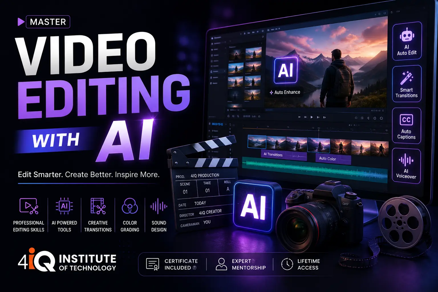 Video Editing with AI course thumbnail