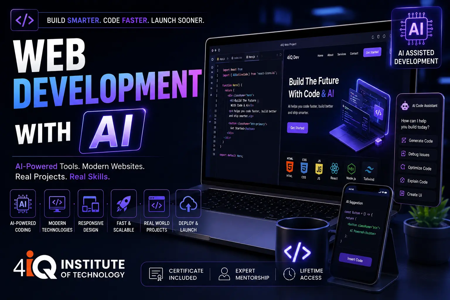 Web Development with AI course thumbnail